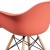 Flash Furniture FH-132-DPP-PE-GG Alonza Series Peach Plastic Chair with Wooden Legs addl-10