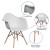 Flash Furniture FH-132-DPP-WH-GG Alonza Series White Plastic Chair with Wooden Legs addl-4