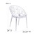 Flash Furniture FH-156-APC-GG Specter Series Transparent Stacking Side Chair addl-3