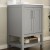 Flash Furniture FS-VEGA24-GY-GG 24" Bathroom Vanity with Sink Combo, Storage Cabinet and Open Shelf, Carrara Marble Finish Countertop, Gray/White addl-5