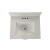 Flash Furniture FS-VEGA24-WH-GG 24" Carrara Marble Bathroom Vanity with Sink, Storage Cabinet with Open Shelf, White/White addl-11