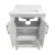 Flash Furniture FS-VEGA24-WH-GG 24" Carrara Marble Bathroom Vanity with Sink, Storage Cabinet with Open Shelf, White/White addl-8
