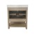 Flash Furniture FS-VEGA30-BR-GG 30" Carrara Marble Bathroom Vanity with Sink, Storage Cabinet with Open Shelf, Brown/White addl-7