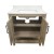 Flash Furniture FS-VEGA30-BR-GG 30" Carrara Marble Bathroom Vanity with Sink, Storage Cabinet with Open Shelf, Brown/White addl-8
