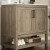 Flash Furniture FS-VEGA36-BR-GG 36" Bathroom Vanity with Sink Combo, Storage Cabinet and Open Shelf, Carrara Marble Finish Countertop, Brown/White addl-5