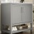 Flash Furniture FS-VEGA36-GY-GG 36" Bathroom Vanity with Sink Combo, Storage Cabinet and Open Shelf, Carrara Marble Finish Countertop, Gray/White addl-5
