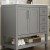 Flash Furniture FS-VEGA36-KD-GY-GG 36" Bathroom Vanity with Sink Combo, Storage Cabinet, Open Shelf and 3 Drawers, Carrara Marble Finish Countertop, Gray/White addl-5