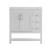 Flash Furniture FS-VEGA36-KD-WH-GG 36" Bathroom Vanity with Sink Combo, Storage Cabinet, Open Shelf and 3 Drawers, Carrara Marble Finish Countertop, White/White addl-10