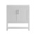 Flash Furniture FS-VEGA36-WH-GG 36" Carrara Marble Bathroom Vanity with Sink, Cabinet with Doors/Open Shelf, White/White addl-10