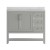 Flash Furniture FS-VEGA42-GY-GG 42" Bathroom Vanity with Sink Combo, Storage Cabinet with Soft Close Doors, Open Shelf and 3 Drawers, Carrara Marble Finish Countertop, Gray/White addl-10