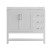 Flash Furniture FS-VEGA42-WH-GG 42" Carrara Marble Bathroom Vanity with Sink, Cabinet with Soft Close Doors, Open Shelf, Drawers, White/White addl-10