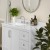 Flash Furniture FS-VEGA42-WH-GG 42" Bathroom Vanity with Sink Combo, Storage Cabinet with Soft Close Doors, Open Shelf and 3 Drawers, Carrara Marble Finish Countertop, White/White addl-6