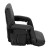 Flash Furniture FV-FA090-BK-2-GG Black Portable Lightweight Reclining Stadium Chair with Armrests, Padded Back & Seat  addl-11