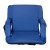 Flash Furniture FV-FA090-BL-2-GG Blue Portable Lightweight Reclining Stadium Chair with Armrests, Padded Back & Seat, Set of 2 addl-12