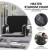 Flash Furniture FV-FA090H-BK-GG Black Portable Heated Reclining Stadium Chair with Armrests, Padded Back & Heated Seat  addl-4