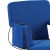 Flash Furniture FV-FA090H-BL-GG Blue Portable Heated Reclining Stadium Chair with Armrests, Padded Back & Heated Seat  addl-12