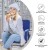 Flash Furniture FV-FA090H-BL-GG Blue Portable Heated Reclining Stadium Chair with Armrests, Padded Back & Heated Seat  addl-5