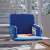 Flash Furniture FV-FA090H-BL-GG Blue Portable Heated Reclining Stadium Chair with Armrests, Padded Back & Heated Seat  addl-7