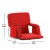 Flash Furniture FV-FA090HH-RD-GG Red Portable Heated Reclining Stadium Chair with Armrests, Heated Padded Back & Heated Seat  addl-6