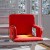 Flash Furniture FV-FA090H-RD-GG Red Portable Heated Reclining Stadium Chair with Armrests, Padded Back & Heated Seat  addl-7