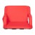 Flash Furniture FV-FA090L-RD-GG Extra Wide Red Lightweight Reclining Stadium Chair with Armrests, Padded Back & Seat  addl-11