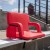 Flash Furniture FV-FA090L-RD-GG Extra Wide Red Lightweight Reclining Stadium Chair with Armrests, Padded Back & Seat  addl-1