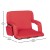Flash Furniture FV-FA090L-RD-GG Extra Wide Red Lightweight Reclining Stadium Chair with Armrests, Padded Back & Seat  addl-4