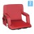 Flash Furniture FV-FA090-RD-2-GG Red Portable Lightweight Reclining Stadium Chair with Armrests, Padded Back & Seat, Set of 2 addl-2