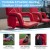 Flash Furniture FV-FA090-RD-2-GG Red Portable Lightweight Reclining Stadium Chair with Armrests, Padded Back & Seat, Set of 2 addl-4