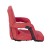 Flash Furniture FV-FA090-RD-GG Malta Red Portable Lightweight Reclining Stadium Chair with Armrests, Padded Back & Seat  addl-10