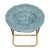 Flash Furniture FV-FMC-025-DTAQ-SGD-GG 38" Oversize Portable Faux Fur Folding Saucer Moon Chair, Dusty Aqua Faux Fur/Soft Gold Frame addl-10