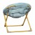 Flash Furniture FV-FMC-030-DTAQ-SGD-GG 23" Kids Cozy Mini Folding Saucer Chair, Faux Fur Moon Chair, Dusty Aqua/Soft Gold addl-7