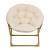 Flash Furniture FV-FMC-030-IV-SGD-GG 23" Kids Cozy Mini Folding Saucer Chair, Sherpa Moon Chair, Ivory/Soft Gold addl-10