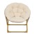 Flash Furniture FV-FMC-030-IV-SGD-GG 23" Kids Cozy Mini Folding Saucer Chair, Sherpa Moon Chair, Ivory/Soft Gold addl-10