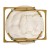 Flash Furniture FV-FMC-030-IV-SGD-GG 23" Kids Cozy Mini Folding Saucer Chair, Sherpa Moon Chair, Ivory/Soft Gold addl-11