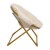 Flash Furniture FV-FMC-030-IV-SGD-GG 23" Kids Cozy Mini Folding Saucer Chair, Sherpa Moon Chair, Ivory/Soft Gold addl-9