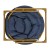 Flash Furniture FV-FMC-030-NV-SGD-GG 23" Kids Cozy Mini Folding Saucer Chair, Faux Fur Moon Chair, Navy/Soft Gold addl-11