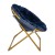 Flash Furniture FV-FMC-030-NV-SGD-GG 23" Kids Cozy Mini Folding Saucer Chair, Faux Fur Moon Chair, Navy/Soft Gold addl-9