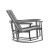 Flash Furniture FV-FSC-2315-GRY-GG3 Piece Outdoor Rocking Chair and Glass Top Table Bistro Set, Gray/Black addl-10