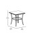 Flash Furniture FV-FSC-2315-GRY-GG3 Piece Outdoor Rocking Chair and Glass Top Table Bistro Set, Gray/Black addl-5