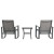 Flash Furniture FV-FSC-2315-GRY-GG3 Piece Outdoor Rocking Chair and Glass Top Table Bistro Set, Gray/Black addl-8