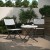 Flash Furniture FV-FWA085-BLK-WHT-GG 3 Piece Indoor/Outdoor Foldable French Bistro Set, PE Rattan Back, Seat and Table Top, Black/White addl-6