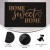 Flash Furniture FW-FWGEN419-BKNAT-GG 18" x 30" Indoor/Outdoor Black Coir Doormat with Natural Home Sweet Home Message addl-3