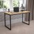 Flash Furniture GC-GF156-12-MAP-BK-GG Industrial Modern Office Home Office Desk, 47" Long, Maple/Black addl-1