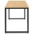 Flash Furniture GC-GF156-12-MAP-BK-GG Industrial Modern Office Home Office Desk, 47" Long, Maple/Black addl-5