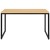 Flash Furniture GC-GF156-12-MAP-BK-GG Industrial Modern Office Home Office Desk, 47" Long, Maple/Black addl-6