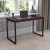 Flash Furniture GC-GF156-12-MHG-GG Industrial Modern Office Home Office Desk, 47" Long, Mahogany/Black  addl-1