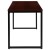Flash Furniture GC-GF156-12-MHG-GG Industrial Modern Office Home Office Desk, 47" Long, Mahogany/Black  addl-9