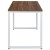 Flash Furniture GC-GF156-12-WAL-WH-GG Industrial Modern Office Home Office Desk, 47" Long, Walnut/White  addl-5