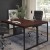 Flash Furniture GC-GF156-14-MHG-GG Modern Industrial Style Home Office Desk, 55" Long, Mahogany addl-6